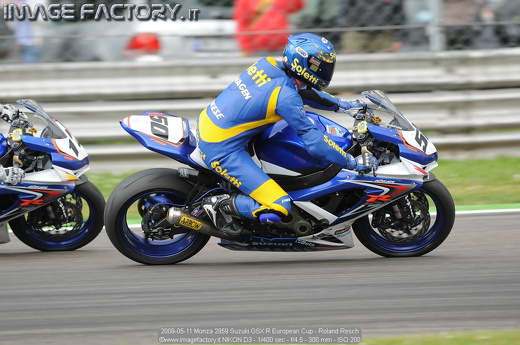 2008-05-11 Monza 2959 Suzuki GSX R European Cup - Roland Resch